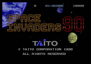 Space Invaders 90 screenshot 3 for Sega Mega Drive